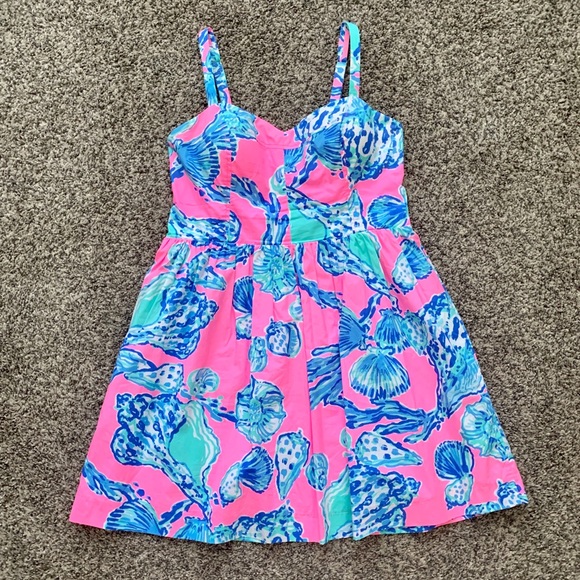 Lilly Pulitzer Dresses & Skirts - Lilly Pulitzer A-Line Dress with Pockets SIZE 8